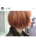 カット＋ブリーチなしダブルカラー