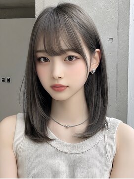 レア 銀座(Le'a) レイヤーカットハイレイヤー顔周りカット韓国風レイヤー髪質改善
