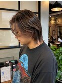 白髪ぼかしに、バレイヤージュ