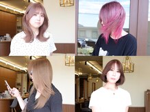 【stylist 田邉 祥也】 髪質やダメージを見極めて最小限のダメージでブリーチカラーします◎