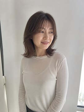 セレスト 心斎橋店(CELESTE) 【心斎橋】30代40代/白髪ぼかし/くびれミディアムレイヤー