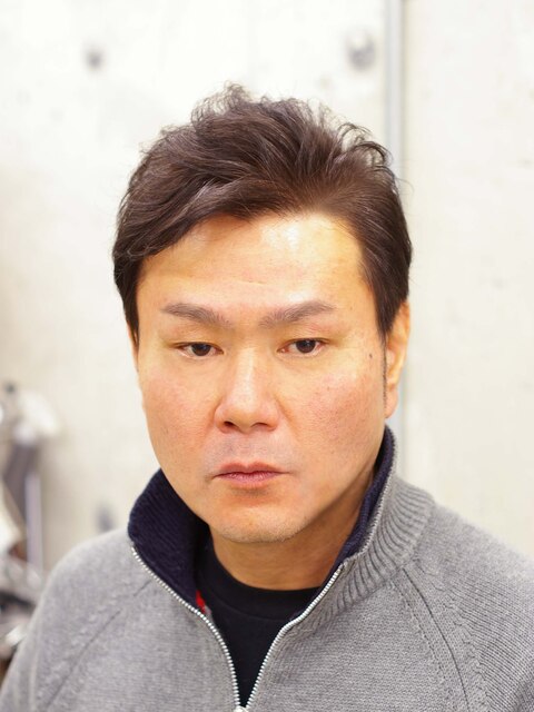 40代・50代、大人の髪型・サイドバック