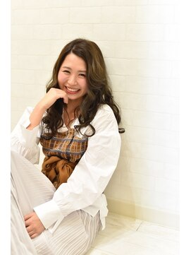 アンクルート(eNcroute) Aラインモカブラウンエアリーウェーブロング