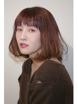 カッファ 東銀座(CUFFA)&nbsp;【CUFFA】無造作カールデザインカラー大人ボブ東銀座築地新富町