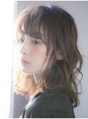 【GARDEN西川真矢】大人可愛いカジュアルウルフウェーブミディ