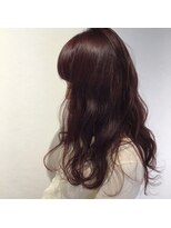 ヴィヴァーク 拝島駅前店(vivarc)&nbsp;ゆるふわ大人可愛い♪20代30代ロングパーマチェリーレッド