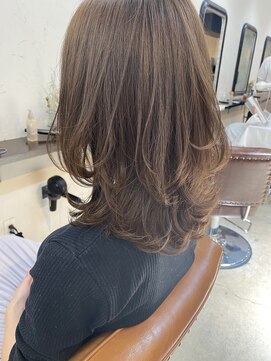 エトネ ヘアーサロン 仙台駅前(eTONe hair salon) 《eTONe》ミディアムレイヤー