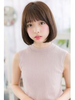 ミック ヘアアンドメイク アップ 駒込店(miq Hair&Make up) 好感度大!ナチュラルストレート前下がりボブ