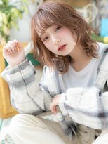 カバーヘア ブリス 戸田公園西口店(COVER HAIR bliss)&nbsp;大人ガーリーフェザーパング濡れ感ミディa戸田公園20代30代40代