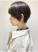 【FOLK】奥行きショート♪抜け感 艶カラー 暗髪 セシルカット