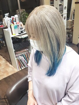 サムブリッジ(SOMEBRIDGE) ★インナーカラーブルーターコイズ★【SOMEBRIDGE】