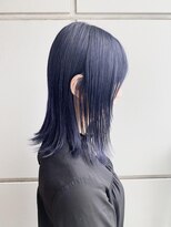 コーゾーギンザ 上野御徒町店(KOZO GINZA)&nbsp;伸ばしかけネイビーブルー/ネビージュ/外ハネボブ/ラベンダー