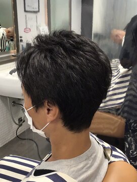 スカイシープレイス 錦糸町 オールバックかきあげヘア<理容室>[錦糸町]