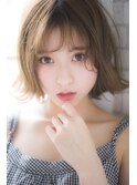 20代30代大人可愛い小顔 ショートカット切りっぱなしレイヤー