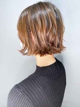 ニット 銀座(knit) 《knit銀座》大人可愛い20代30代40代ショートボブ丸み前下がり