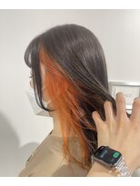 ベール(BALE)&nbsp;◎イヤリングオレンジカラー◎