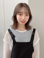 リタ(Lita)&nbsp;☆オリーブベージュ/顔まわりレイヤー/ボブ/韓国ヘア☆