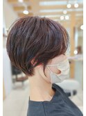 マッシュショート 大人可愛い