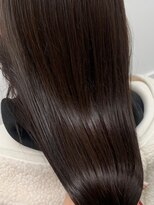 トローノ 栄(TRONO) 髪質改善縮毛矯正　酸性ストレート　チョコレートカラー　艶髪