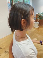 カレン 銀座(Karen)&nbsp;タッセルカラー/ミニボブ/透明感ボブ/アッシュブラウン[日比谷]