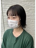 外ハネショートボブ