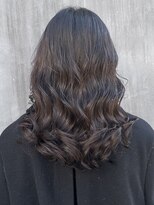 チョビー(Chobii) デジタルパーマグレーベージュレイヤーロング黒髪カタログy5
