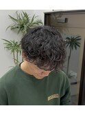 波巻きパーマ