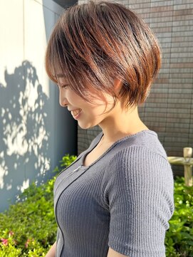 ビューエヒメ(VIEW EHIME) 小顔シフォンベージュ美髪ショート