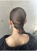 タイトヘアセットドレスヘア結婚式 お呼ばれ 二次会成人式卒業式