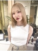 ハイトーンミルクティー レイヤースタイル