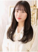 大人フェミニンロングレイヤーエアストレートh3川口20代30代40代