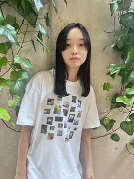 パーマ落としラボ ジェノバイアピッシュ(JENO by apish) 艶々なストレートヘア！