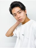 ビジネスかき上げバング刈り上げショート