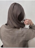 透明感グレージュ