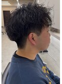 ラフパーマアップバング