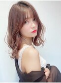 ショート ボブ インナーカラー 韓国風5513
