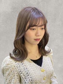 ニイチニドットラボ(212.LAB)の写真/おくれ毛/前髪だけで一気に垢抜け☆顔周りカットのスペシャリストがマスクをしていても可愛いStyleに*