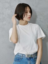 ヘアーサロンソシエ 鶴川店&nbsp;ナチュラルショートボブ[鶴川/鶴川駅]