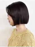 【モリオ松戸 石山】ストレートボブ黒髪ミニボブぷつっとボブ