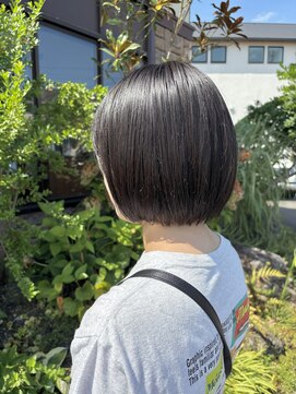 美容室 ルチア ハワイ(Luccica HAWAII) 【luccicaHAWAII/森麻乃】丸みボブ