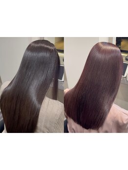 ダメージレスでピンとしない自然な仕上がりに♪［綱島］