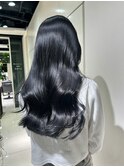 黒染めしないブルーブラックカラー