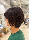 ◎冬の似合わせ丸みショートで小顔効果UP！