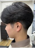MEN'S HAIR/ブルーブラック/フェザーパーマ/錦糸町