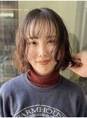 ◎フレンチボブパーマボブロングパーマロングウルフパーマ表参道