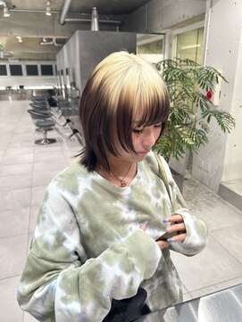 ダブ アオヤマ(DaB AOYAMA) 2ブリーチデザインカラールーツカラー