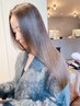 前髪ストレート＋前髪カット＋髪質改善トリートメントベーシック￥9900