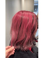 サラ(sara)&nbsp;ピンクラベンダー/アンブレラカラー/ブリーチ2回