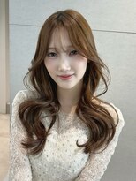 トリッカ シブヤ(TRICCA SHIBUYA) チョコレートブラウン/大きめウェーブ/くびれ巻き/韓国風/渋谷