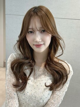 トリッカ シブヤ(TRICCA SHIBUYA) チョコレートブラウン/大きめウェーブ/くびれ巻き/韓国風/渋谷